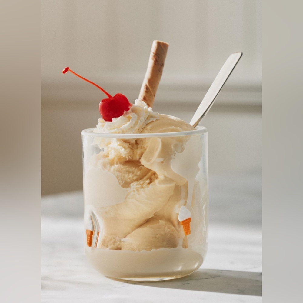 Anthropologie Icon Glass Ice Cream Cone Boardwalk